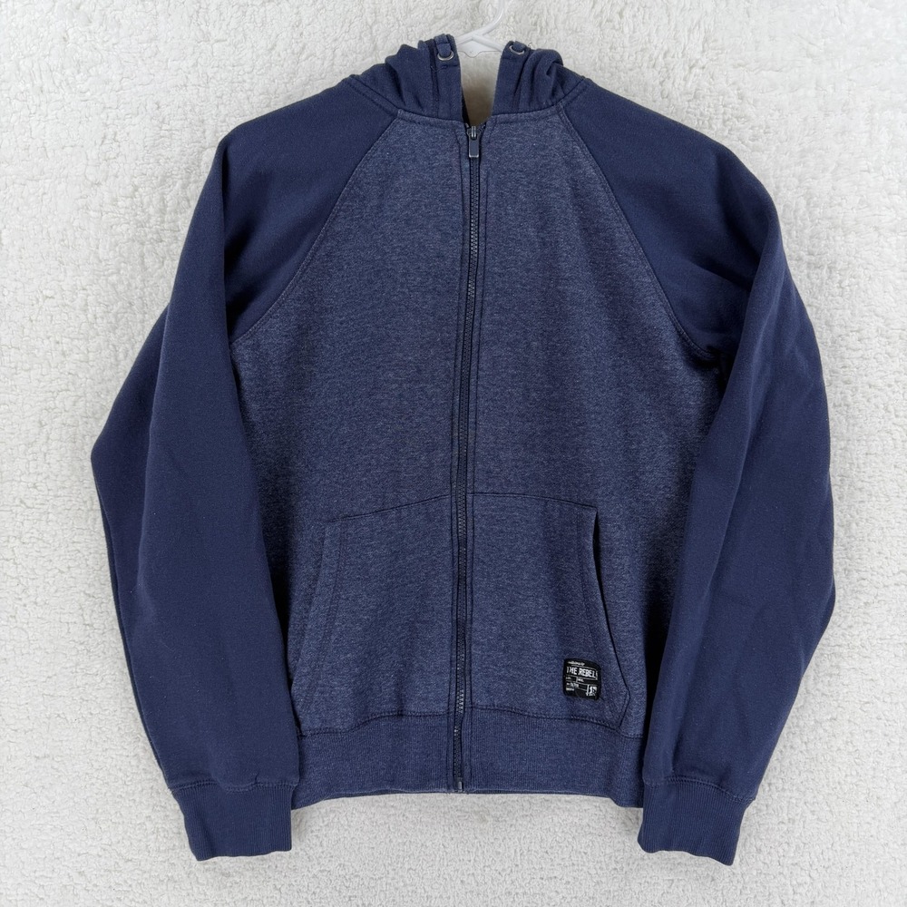 Joe's Hoodie Sweatshirt Boys XL 18-20 Blue‎ Full Zip Raglan Fleece Hooded